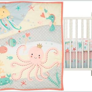 Bedtime Originals Ocean Mist Under Sea 3 Piece Crib Bedding Set